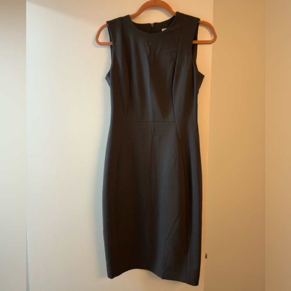 Dark grey dress. Stretchy fabric.